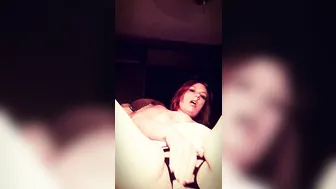 Mommy Loves To Get Dirty - Long-haired milf strips down to show off wet panties
