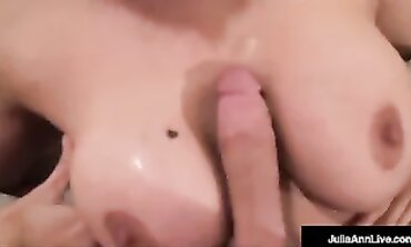 Julia Anne's Luxury Cougars - Long-Boobs Blonde Milf Fucks A Stranger In The Ass
