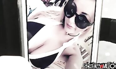 Big Boobed Beauties - Big Tit MILF Rides Huge Dick in POV