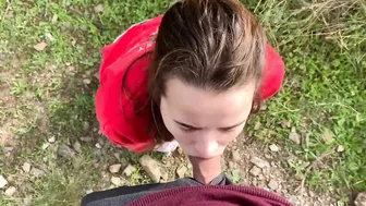 Exotic Dancer Outdoor Blowjob in Public