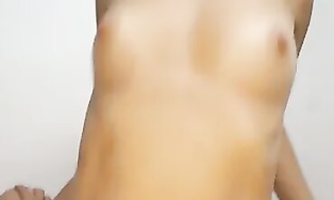 Blonde MILF Sun-Tan POV Riding Huge Dick with Facial cumshot