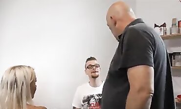 How-To Tutorial - Old Man Teaches barely legal Guy How To Shave His Beard And Face