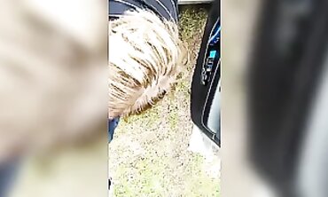 Teen Pick-Up Gone Wild! Older Guy Fucks barely legal Blonde In Public Park
