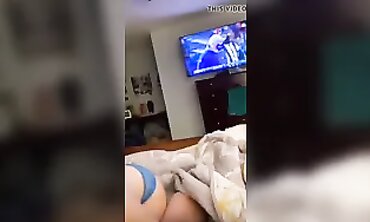 Football Fever! Wife Blowjob During Game - Hotwifing Couple