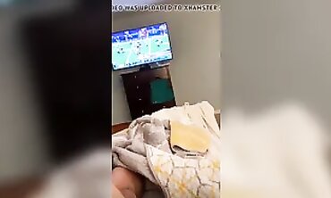 Football Fever! Wife Blowjob During Game - Hotwifing Couple