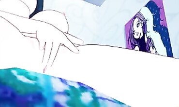 Animated Video - Hot Blonde MILF Rides Dildo to Epic Orgasm