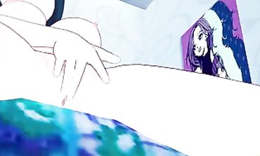 Animated Video - Hot Blonde MILF Rides Dildo to Epic Orgasm