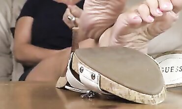 Foot Fetish Goddess - Toe Worship with Sole Licking Action by [Actor's Name]