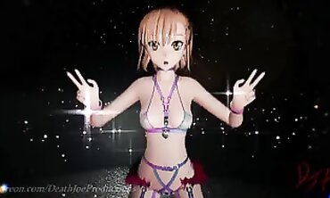MMD R18 4k Misaka Sway Dance 127