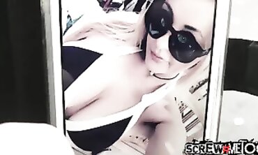 Hot MILF with Bouncy Boobs Fucked Hard in Hotel Room