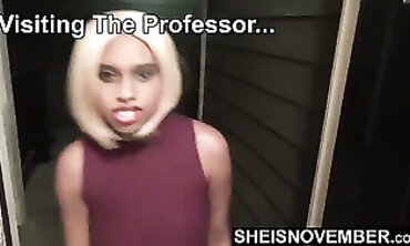 Black Girl FIRST TIME EVER on RAIL! Big Black Dick POV Blowjob & Creampie