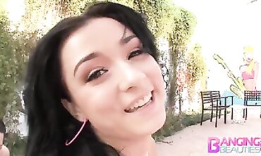 Teens Gone Black - barely legal Blonde Babe Gets Her Ass Fucked By Big Dick