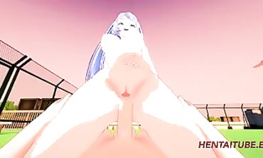 Boku No HERO - Point Of View (POV) Riding On A Hot Cosplay Girl In VR