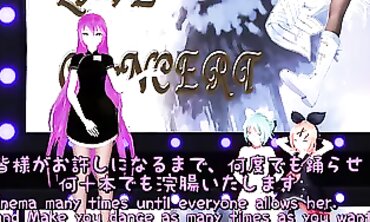 Miku Fack - Sexy Cosplay Girl Dances to Electronic Music in Virtual Reality