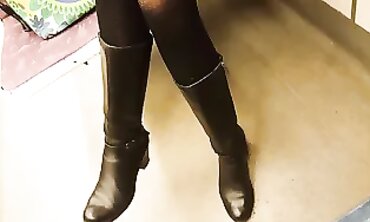 Sexy Legs in Stocking Tease - Erotic Foot Fetish HD