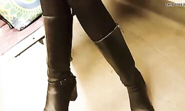 Sexy Legs in Stocking Tease - Erotic Foot Fetish HD