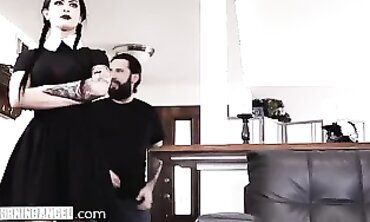 Emo-Teen KatrinaJade Rides A Monster Dick In Her Car - BURNING ANGEL