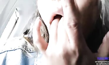 Hot Blonde Teen Gives Sensual Handjob With A Twist - POV