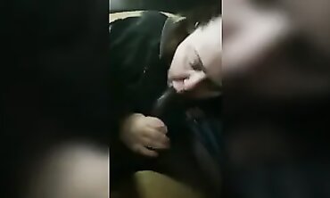 Ebony Babe Gives Blowjob in Public - Car Wash Surprise