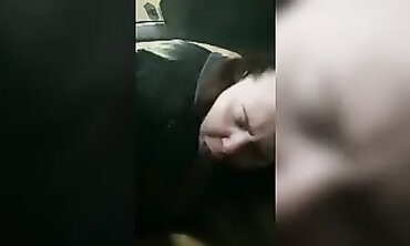 Ebony Babe Gives Blowjob in Public - Car Wash Surprise