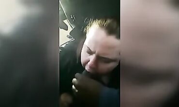 Ebony Babe Gives Blowjob in Public - Car Wash Surprise