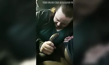 Ebony Babe Gives Blowjob in Public - Car Wash Surprise