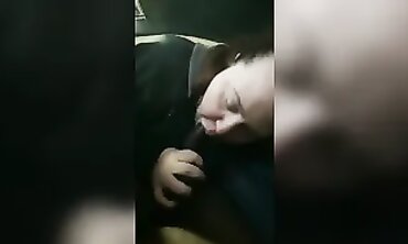 Ebony Babe Gives Blowjob in Public - Car Wash Surprise