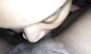 Sister-in Law's Black Girl Blowjob - Erotic Step Sister Porn
