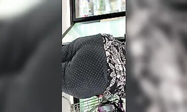 Eldercare Giantess Fetish - Old Lady Chubby MILF Stretches Out Her Ass