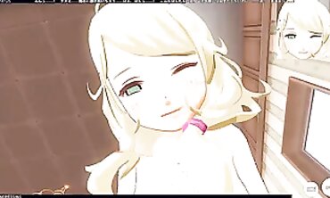 3D Anime Pov - Lil' Sister Fetish Rides Her Brother's Hard Dick After Graduation