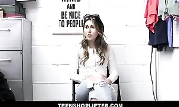 Teen Shoplifter Gets Busted And Fucked Hard In A Public Store - Page Owen