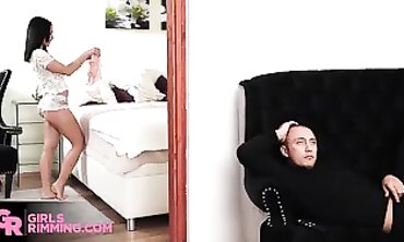 Luxury Rimming Session with Hot Babe Jessica Jay" or "Jessica-jay rimmed by her lover in HD