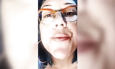 Blue Haired Babe Fetish - Smoking Hot MILF in Fishnet Stocking Sensual Tease