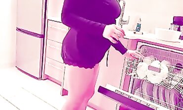 Lusty Housekeeper Slurps Black Trouser snake On Lunch Break “Expect We Don’t Got