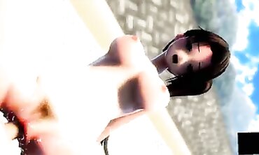 MMD - Sexual Roleplay with Sailor Girl in Uniform Fucked Hard By Her Commander