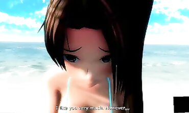 MMD - Sexual Roleplay with Sailor Girl in Uniform Fucked Hard By Her Commander