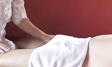 Hot Cougar Milks Doctor's Big Dick - POV Blowjob & Creampie