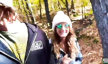 Outdoor Freaks - Exploring Nature's Beauties with Hot Blonde Babe