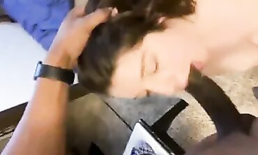 Bi-Racial Couple Share Passionate Sex in Bedroom