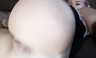 Petite Teen Babe Gives Intimate Close Up Face Sitting Ride