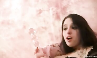 First Time Anal For A Beautiful Blonde Babe - Knobby Dick Makes Her Scream