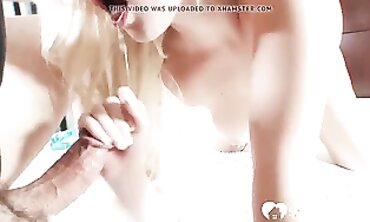 Platinum Blond Step Daughters Jaw Shattering Deepthroat POV Blowjob