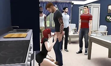 Cheater's Permit! Threesome with your Neighbor in The Sims™ 4