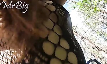 Outdoor Freaks - Busting A Nut In The Woods With My GF While She's Riding Me