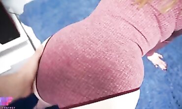 Pov Edging Blowjob with Big Natural Boobs - Point of View