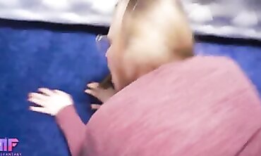 Pov Edging Blowjob with Big Natural Boobs - Point of View