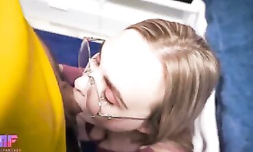 Pov Edging Blowjob with Big Natural Boobs - Point of View