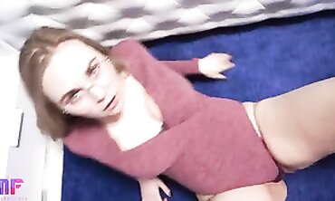 Pov Edging Blowjob with Big Natural Boobs - Point of View