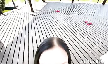 Outdoor Sex Adventure - Newbie Couple Fucked by Lake Side