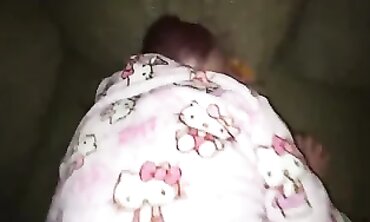 Sneaky Teen Daughter In Nightgown Surprises Step-Dad With Blowjob And Rides His Big Dick